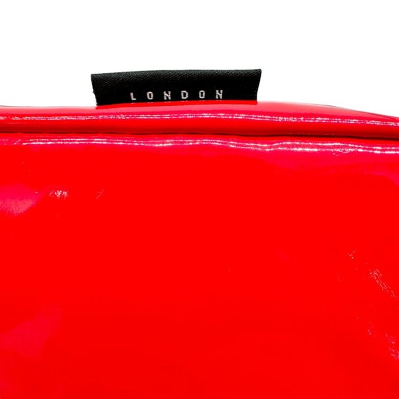 Happy Jackson Tablet Case Red Hello Beautiful Shiny Vinyl Padded Pink Inside NWT - Picture 9 of 14